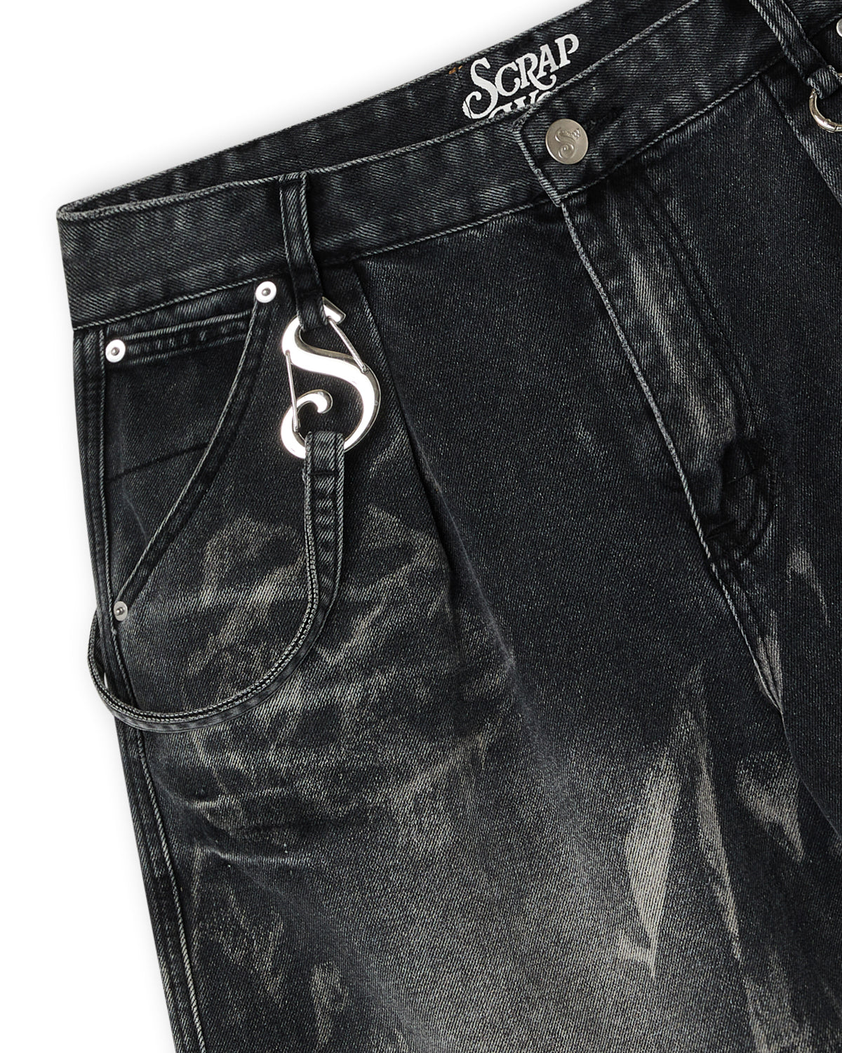 WIDE LEG SHORTS CHARCOAL